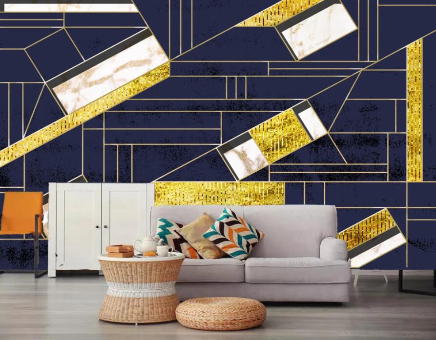 3D Geometric Patterns 1883 Wall Murals Wallpaper AJ Wallpaper 2