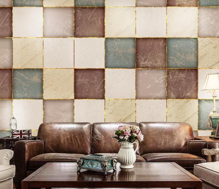 3D Colorful Tiles 2839 Wall Murals Wallpaper AJ Wallpaper 2