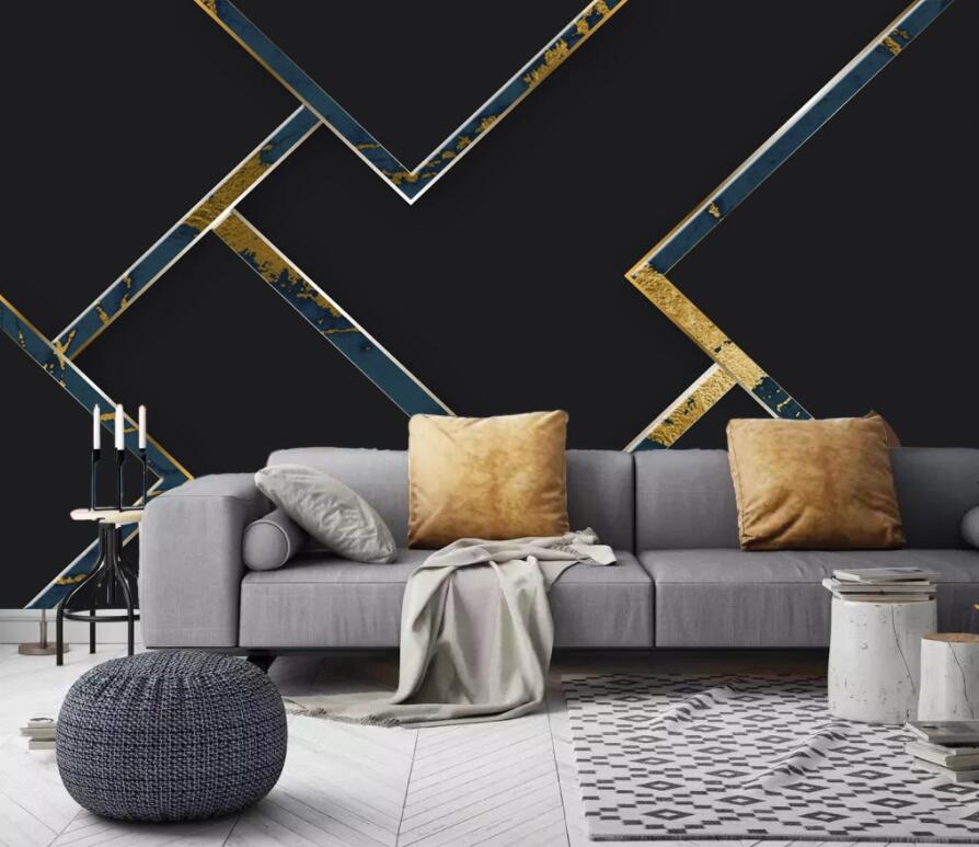 3D Geometric Patterns 1888 Wall Murals Wallpaper AJ Wallpaper 2