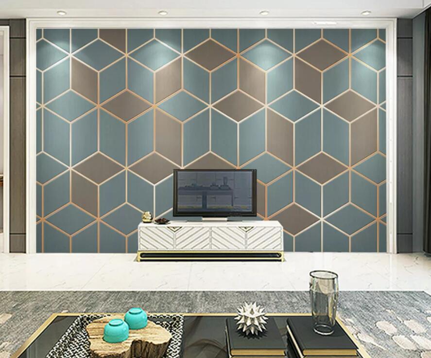 3D Colored Diamond 1375 Wall Murals Wallpaper AJ Wallpaper 2