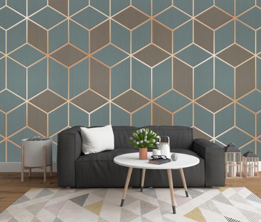 3D Colored Diamond 1375 Wall Murals Wallpaper AJ Wallpaper 2