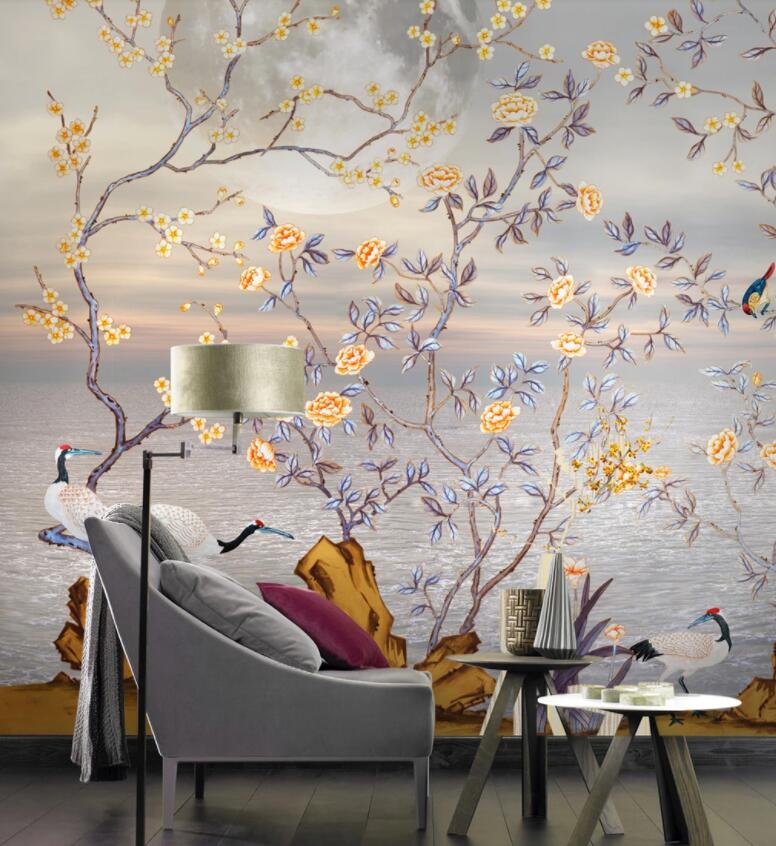 3D Plum Blossom 878 Wall Murals Wallpaper AJ Wallpaper 2