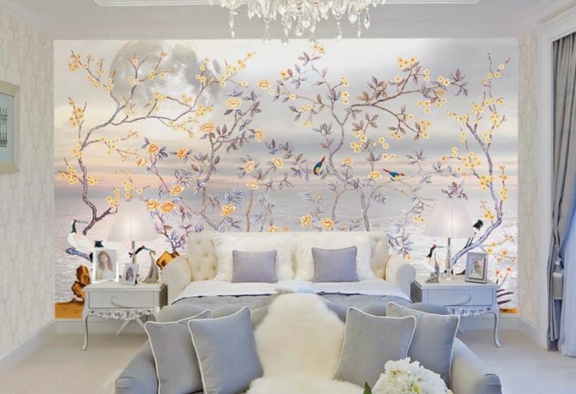 3D Plum Blossom 878 Wall Murals Wallpaper AJ Wallpaper 2