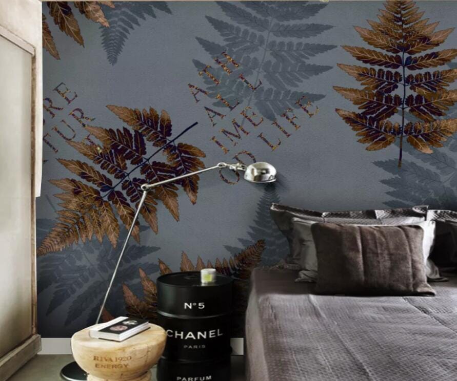 3D Dead Leaves 2450 Wall Murals Wallpaper AJ Wallpaper 2