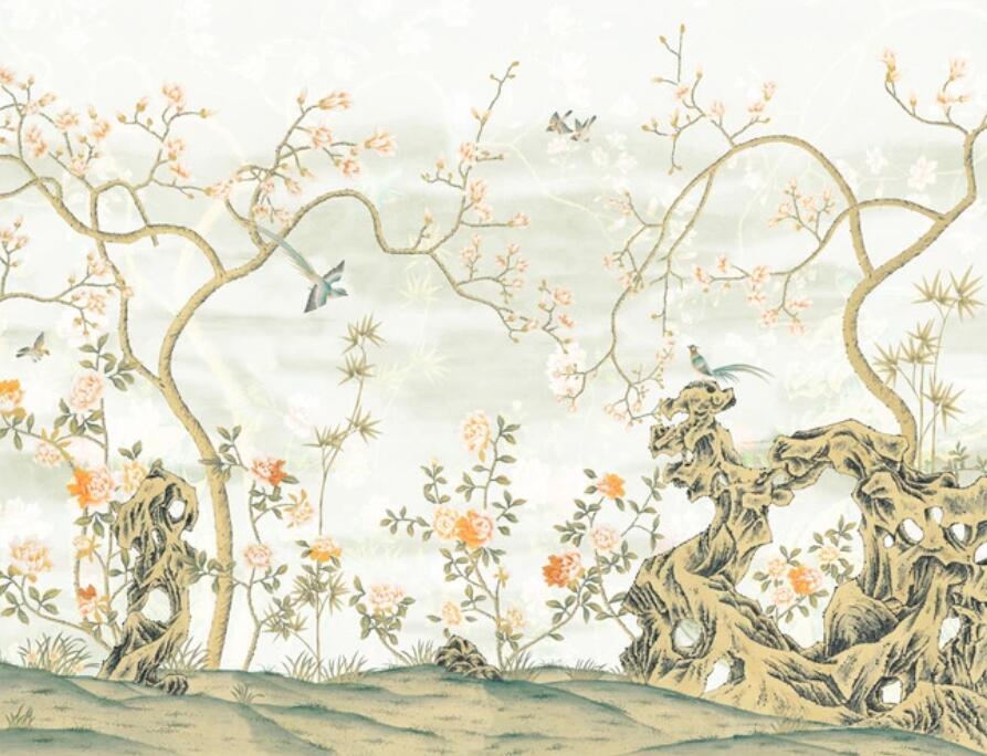 3D Plum Blossom 876 Wall Murals Wallpaper AJ Wallpaper 2