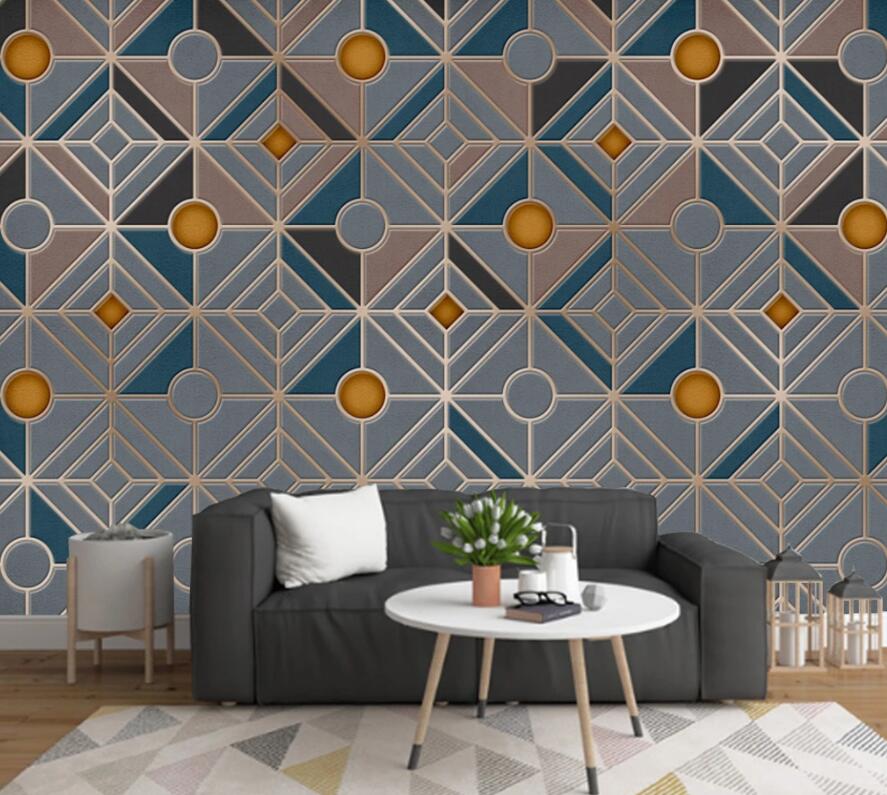 3D Geometric Patterns 1436 Wall Murals Wallpaper AJ Wallpaper 2