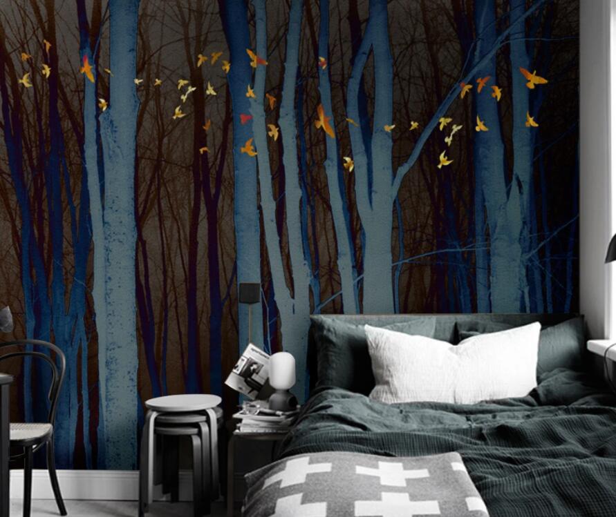 3D Forest 1344 Wall Murals Wallpaper AJ Wallpaper 2