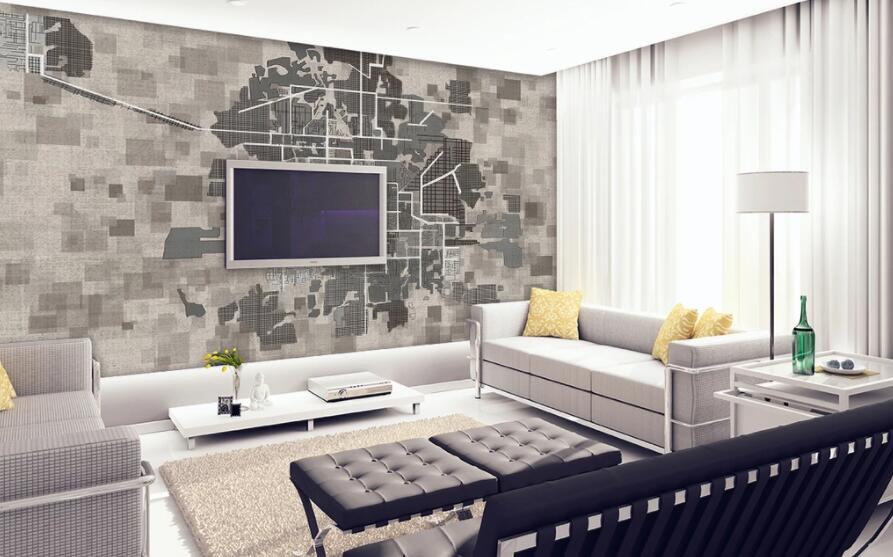 3D Modern Lines 904 Wall Murals Wallpaper AJ Wallpaper 2