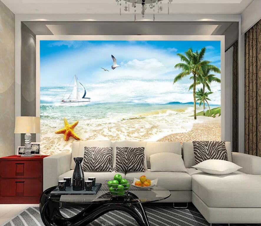 3D Sea Starfish 892 Wall Murals Wallpaper AJ Wallpaper 2
