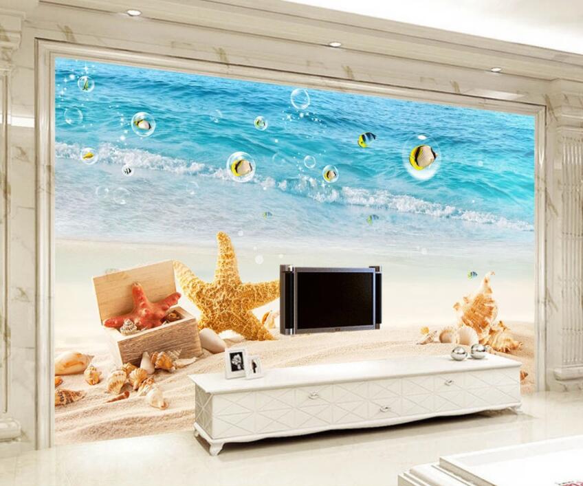 3D Sea Starfish 978 Wall Murals Wallpaper AJ Wallpaper 2
