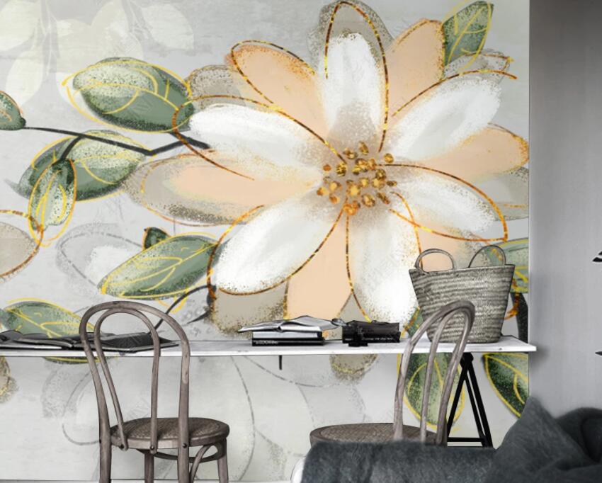 3D Flower 2000 Wall Murals Wallpaper AJ Wallpaper 2