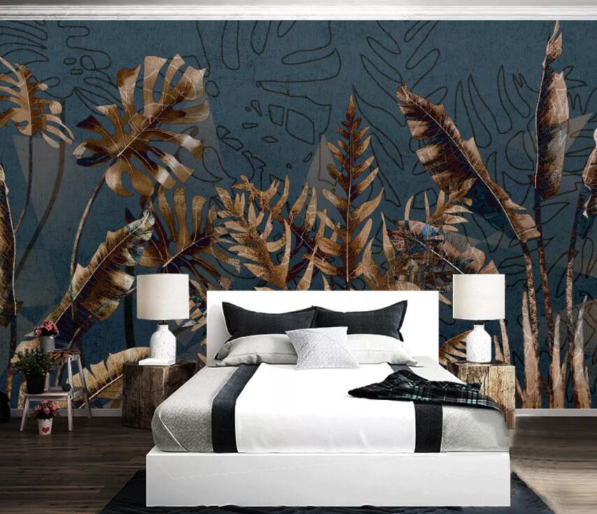 3D Dead Leaves 1852 Wall Murals Wallpaper AJ Wallpaper 2