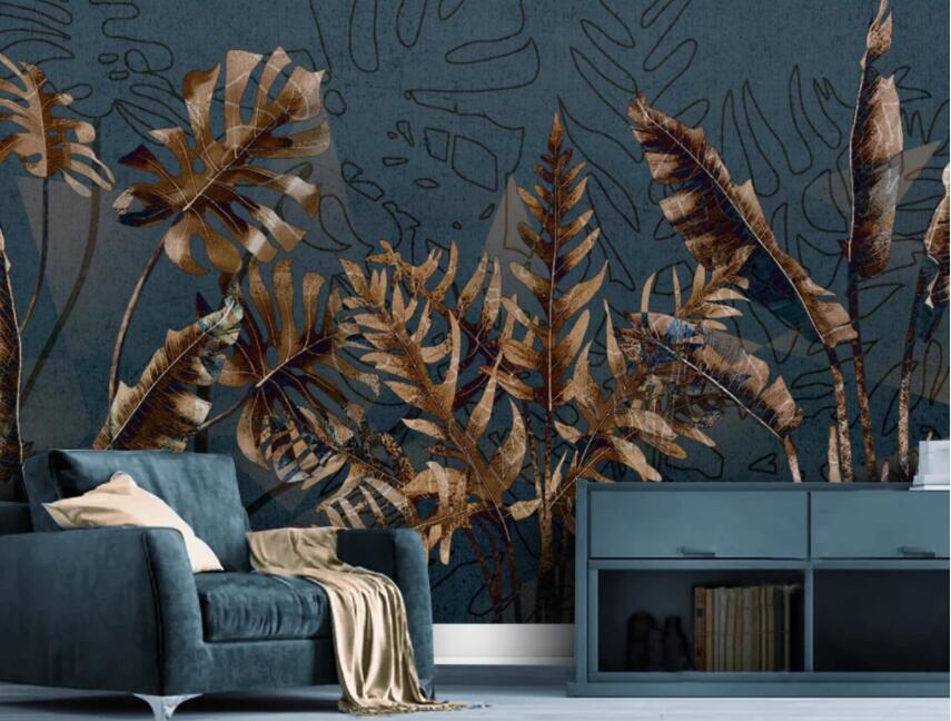 3D Dead Leaves 1852 Wall Murals Wallpaper AJ Wallpaper 2