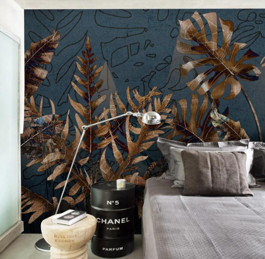 3D Dead Leaves 1852 Wall Murals Wallpaper AJ Wallpaper 2