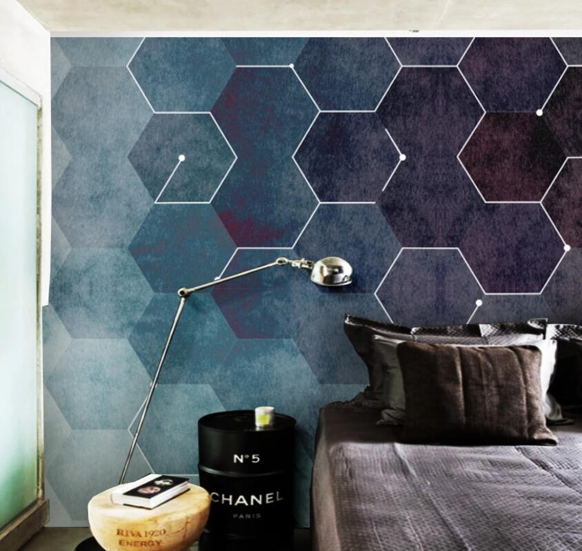 3D Black Diamond 1281 Wall Murals Wallpaper AJ Wallpaper 2