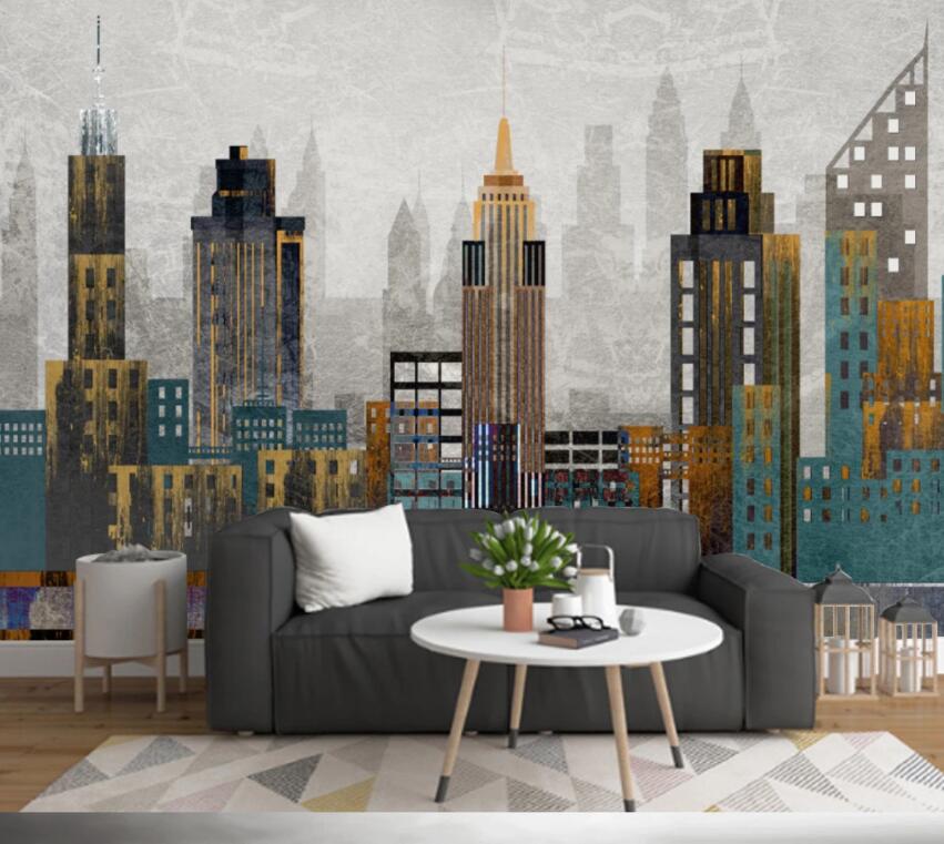 3D City Night 1117 Wall Murals Wallpaper AJ Wallpaper 2