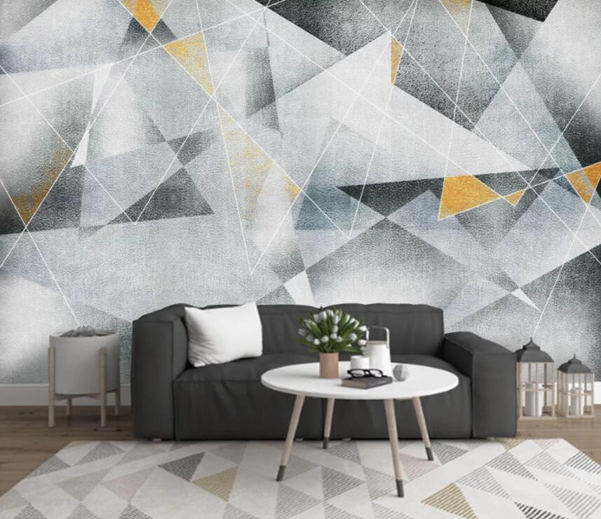 3D Geometric Lines 1038 Wall Murals Wallpaper AJ Wallpaper 2