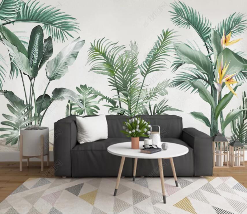 3D Green Leaf 934 Wall Murals Wallpaper AJ Wallpaper 2