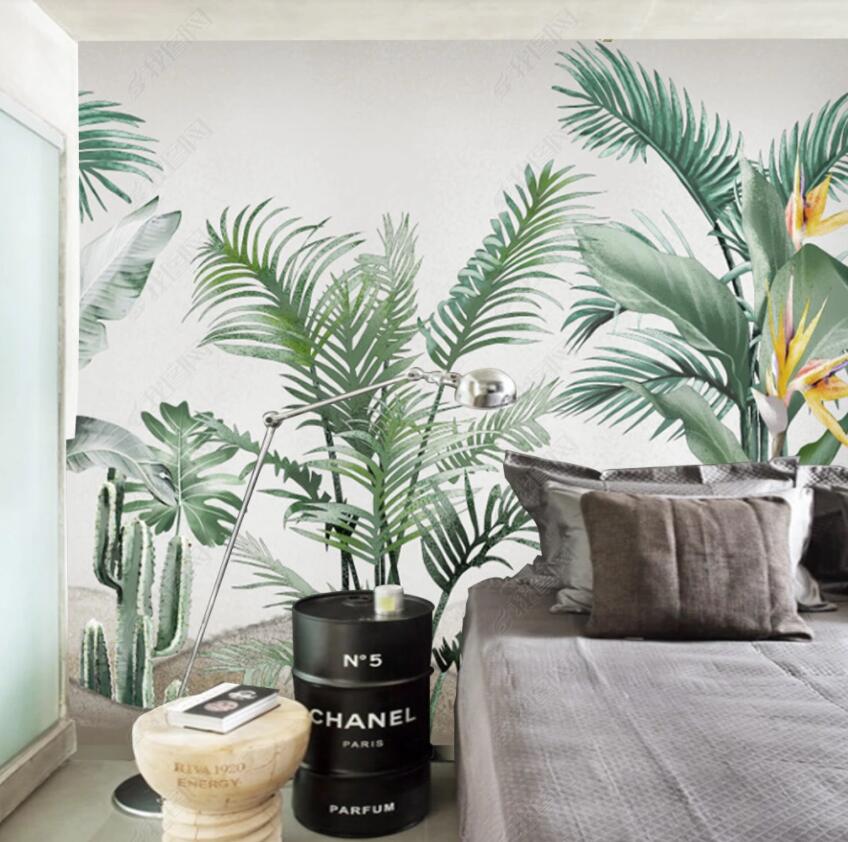 3D Green Leaf 934 Wall Murals Wallpaper AJ Wallpaper 2