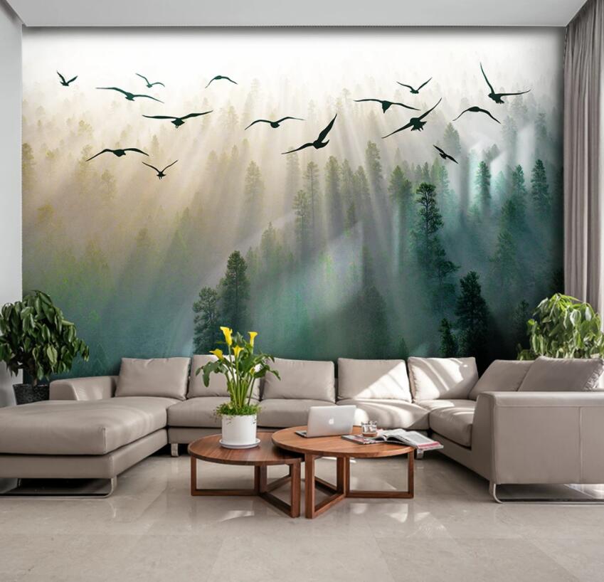 3D Woods Bird 770 Wall Murals Wallpaper AJ Wallpaper 2