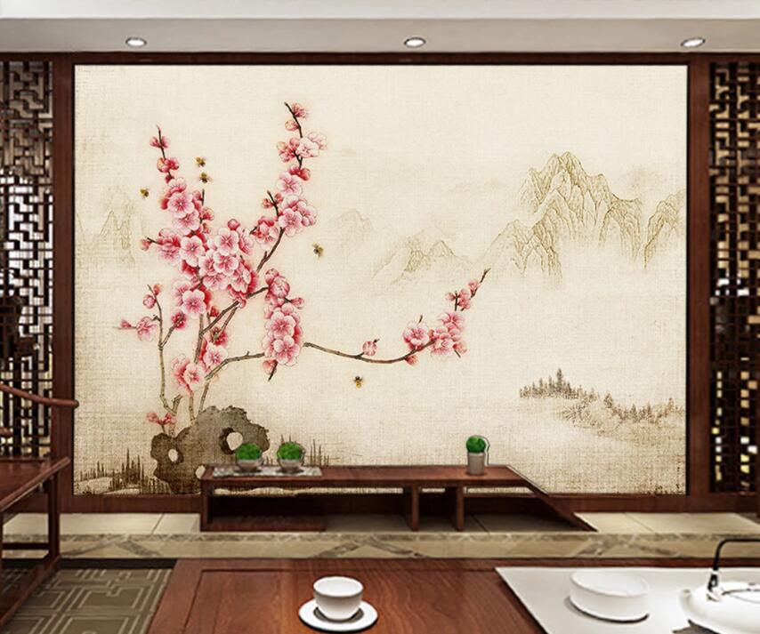3D Valley Flowers 485 Wall Murals Wallpaper AJ Wallpaper 2