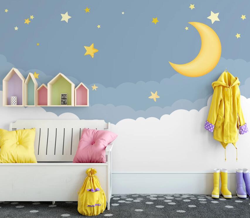 3D Lovely Moon 1353 Wall Murals Wallpaper AJ Wallpaper 2