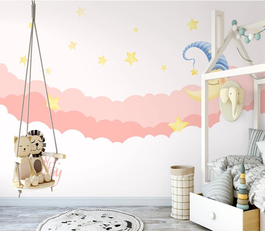 3D Lovely Moon 1352 Wall Murals Wallpaper AJ Wallpaper 2