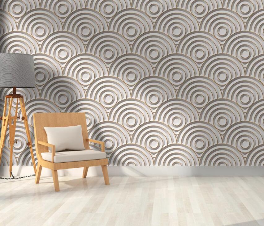 3D Circular Pattern 2052 Wall Murals Wallpaper AJ Wallpaper 2