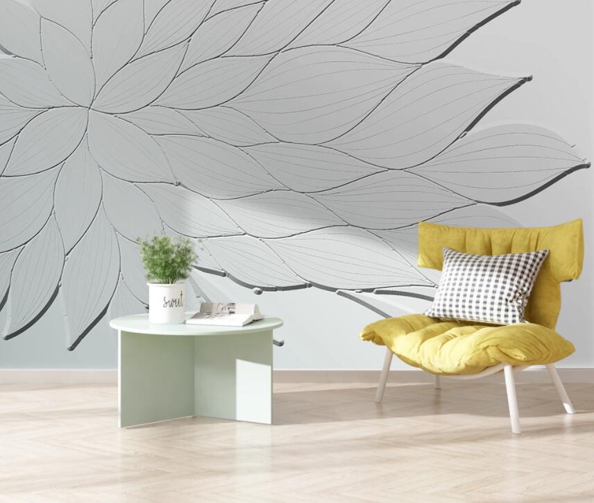 3D Petal 2054 Wall Murals Wallpaper AJ Wallpaper 2
