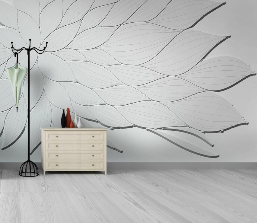 3D Petal 2054 Wall Murals Wallpaper AJ Wallpaper 2