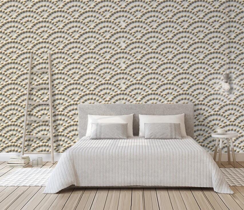 3D Fan Pattern 3059 Wall Murals Wallpaper AJ Wallpaper 2