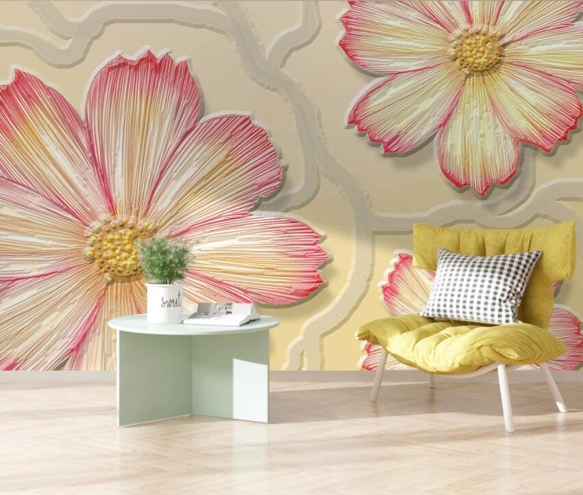 3D Colored Petals 3054 Wall Murals Wallpaper AJ Wallpaper 2