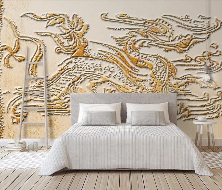 3D Carving Dragon 3017 Wall Murals Wallpaper AJ Wallpaper 2