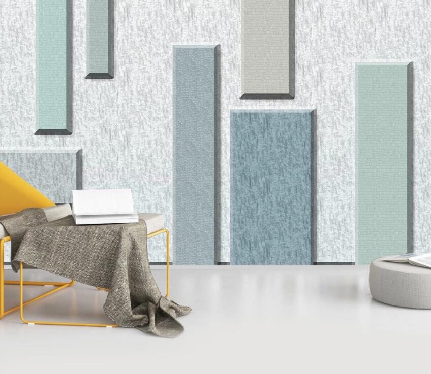 3D Colored Rectangle 1989 Wall Murals Wallpaper AJ Wallpaper 2