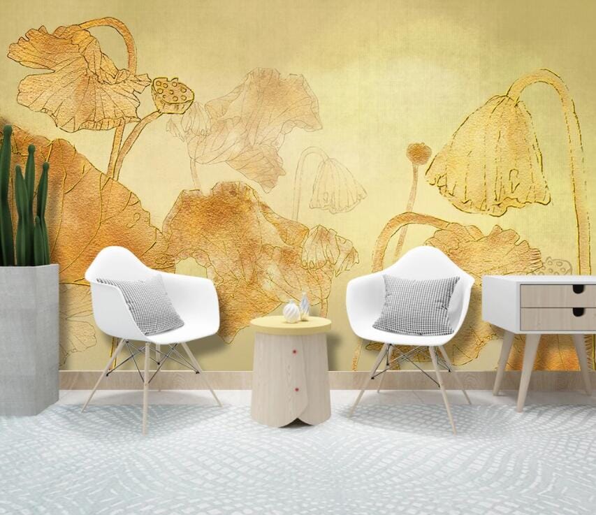 3D Withered Lotus Pond 2946 Wall Murals Wallpaper AJ Wallpaper 2
