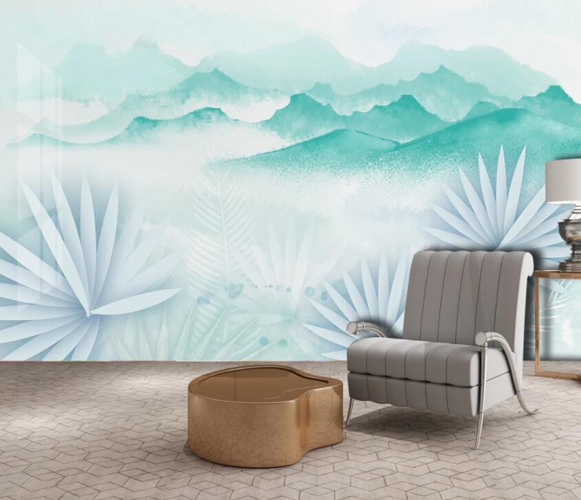 3D Mountain River 1954 Wall Murals Wallpaper AJ Wallpaper 2