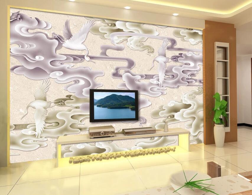 3D Abstract Clouds 891 Wall Murals Wallpaper AJ Wallpaper 2