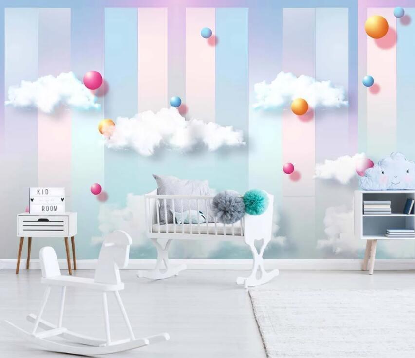 3D Cute Ball 490 Wall Murals Wallpaper AJ Wallpaper 2