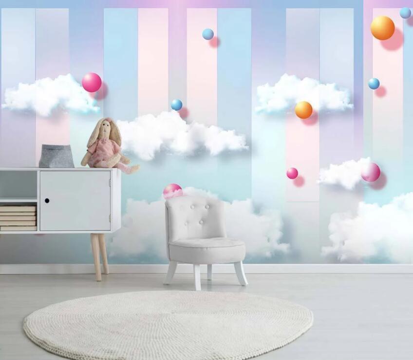 3D Cute Ball 490 Wall Murals Wallpaper AJ Wallpaper 2