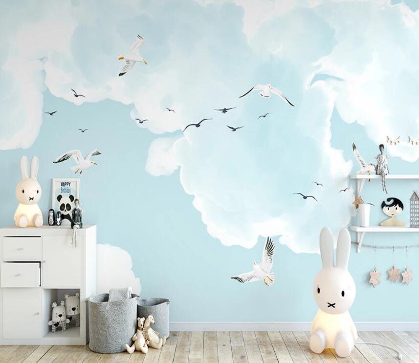 3D Flying Bird 1205 Wall Murals Wallpaper AJ Wallpaper 2