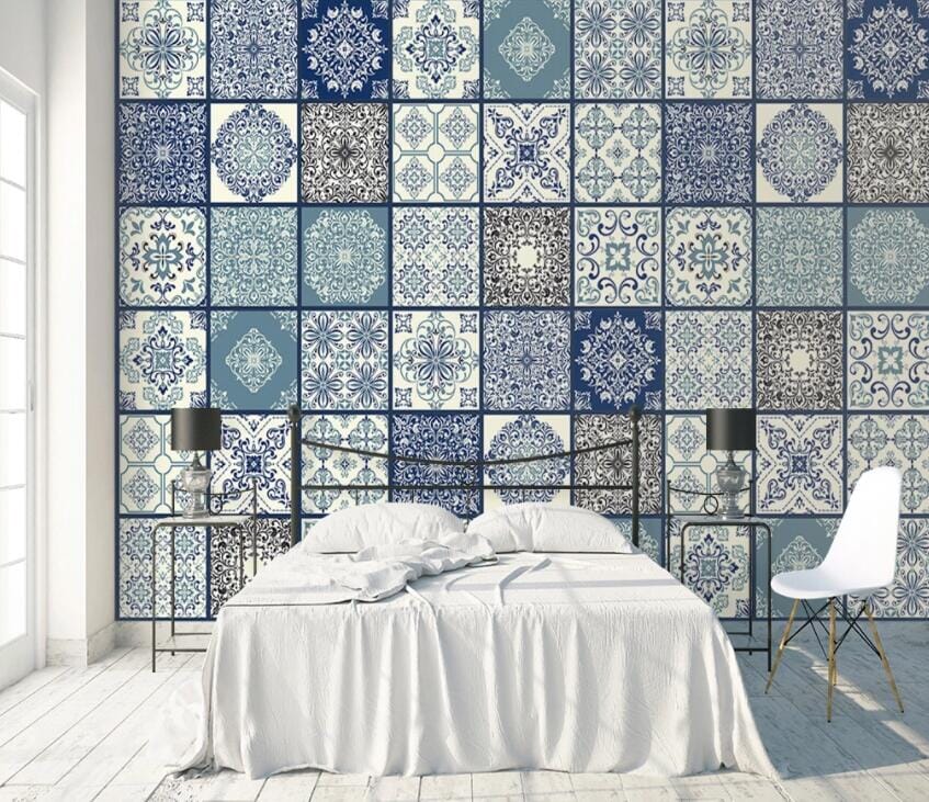 3D Geometric Patchwork 2158 Wall Murals Wallpaper AJ Wallpaper 2