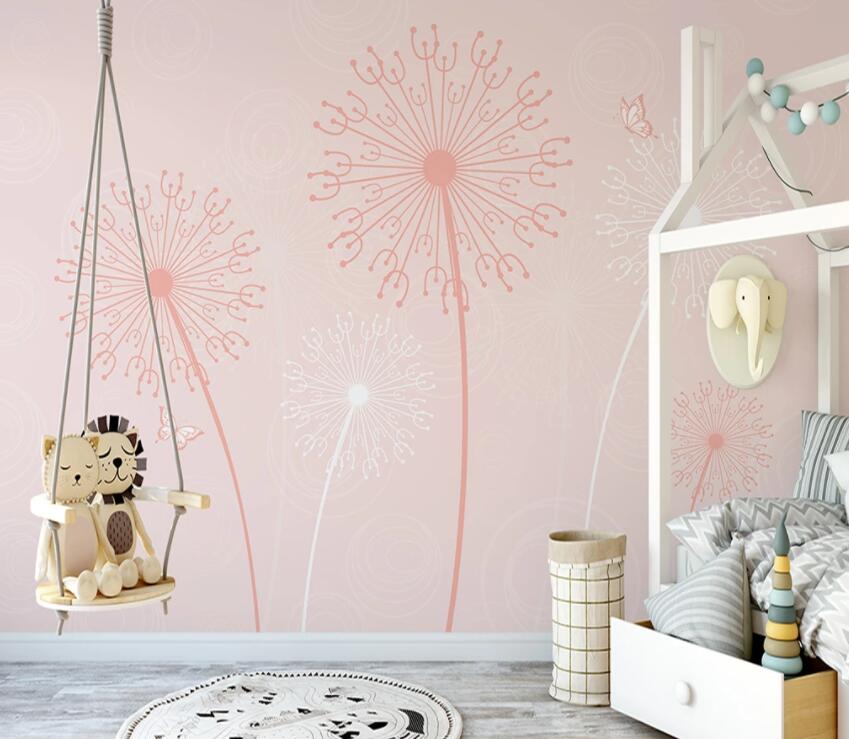 3D Dandelion 874 Wall Murals Wallpaper AJ Wallpaper 2