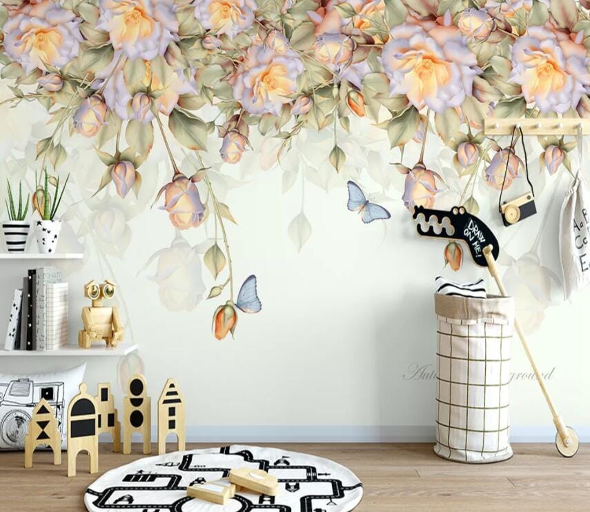 3D Pink Flower 2131 Wall Murals Wallpaper AJ Wallpaper 2