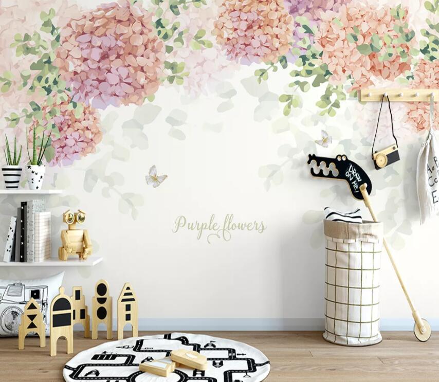3D Pretty Flowers 828 Wall Murals Wallpaper AJ Wallpaper 2