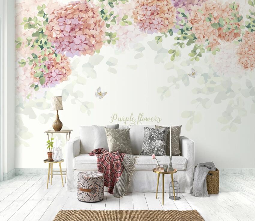 3D Pretty Flowers 828 Wall Murals Wallpaper AJ Wallpaper 2
