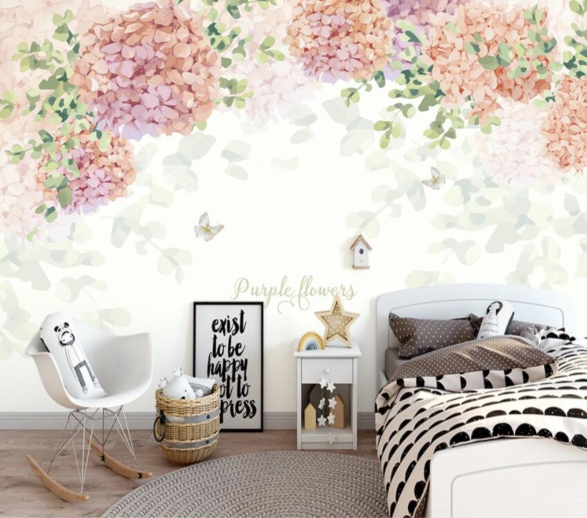 3D Pretty Flowers 828 Wall Murals Wallpaper AJ Wallpaper 2