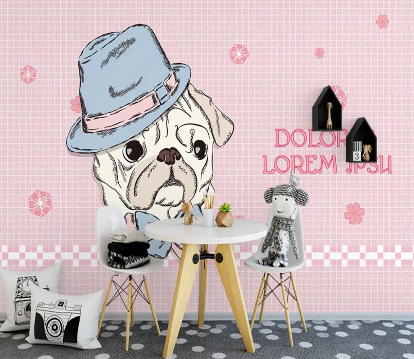 3D Cute Puppy 825 Wall Murals Wallpaper AJ Wallpaper 2