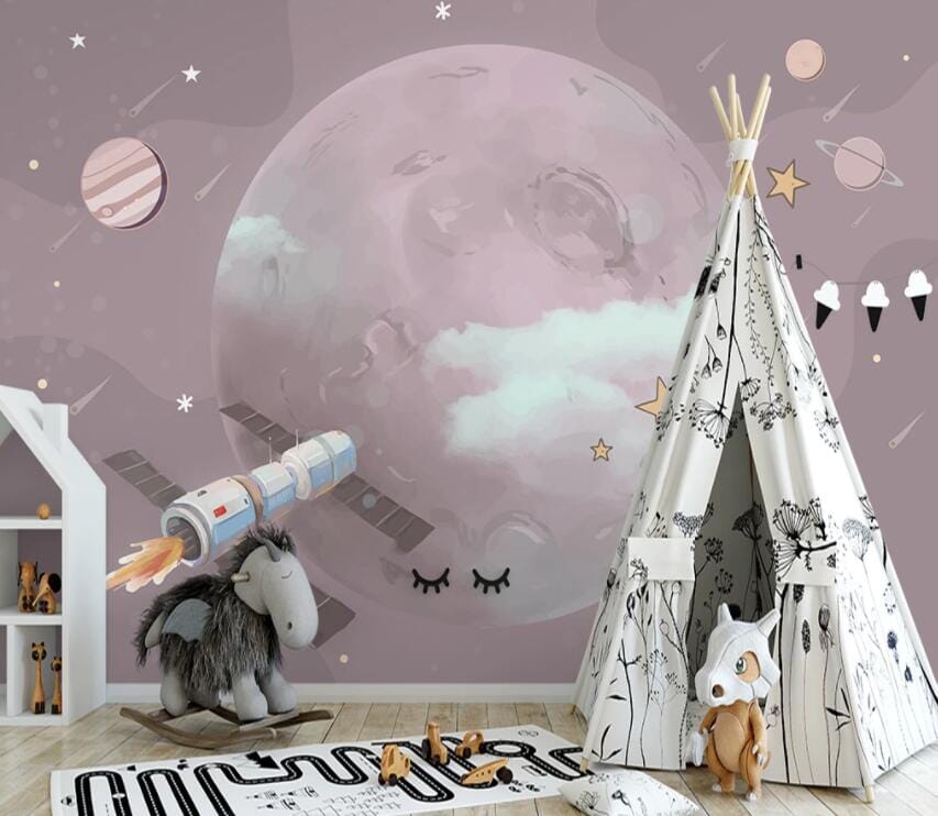 3D Spacecraft 2112 Wall Murals Wallpaper AJ Wallpaper 2