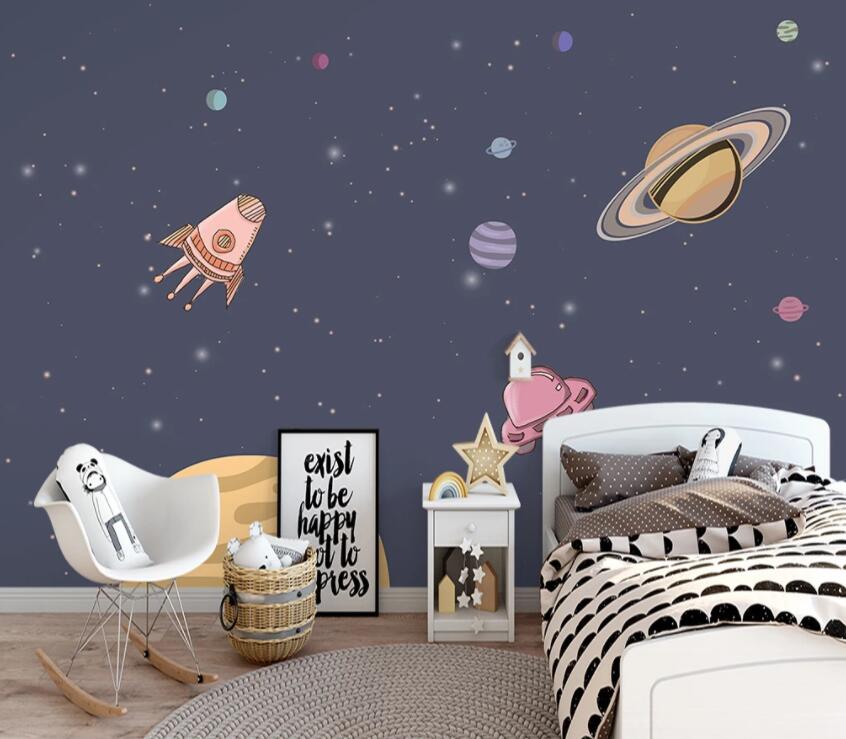 3D Space Ship 817 Wall Murals Wallpaper AJ Wallpaper 2