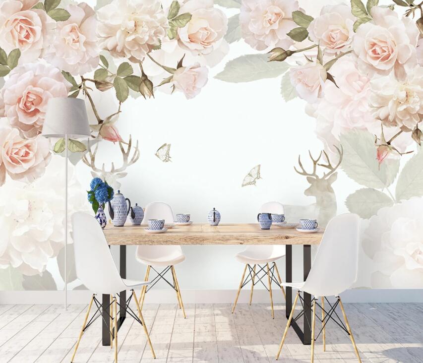 3D Flower 789 Wall Murals Wallpaper AJ Wallpaper 2